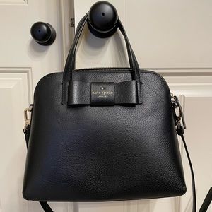Kate Spade Maise Medium Dome Leather Satchel Bag